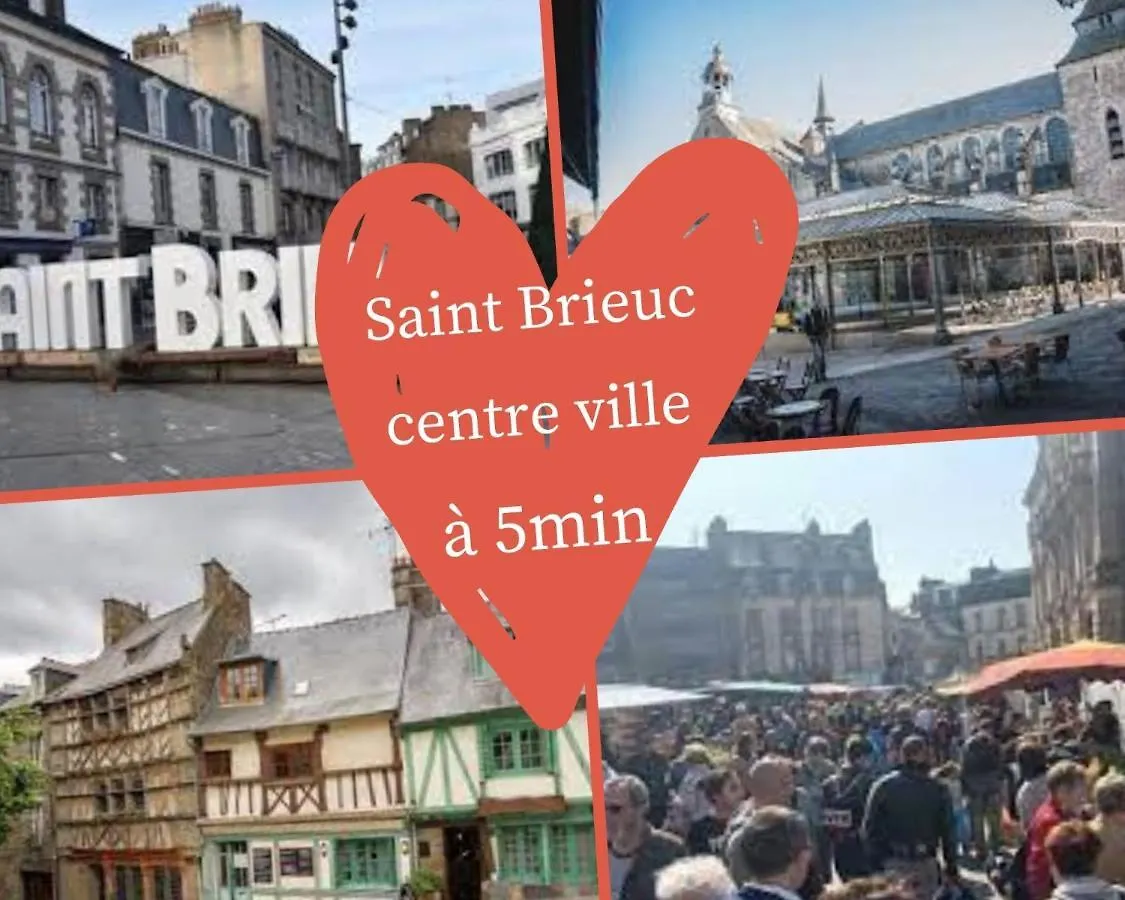 Bel Appartement Idealement Place Saint-Brieuc, Wifi, Parking Gratuit Saint-Brieuc