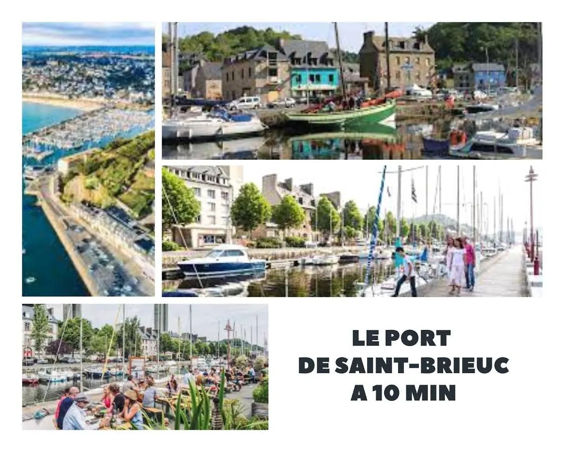 Bel Appartement Idealement Place Saint-Brieuc, Wifi, Parking Gratuit Apartment